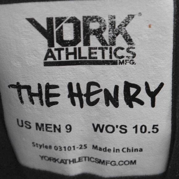 York Athletics Gray The Henry Runner Sneaker Size 9 - Picture 7 of 9